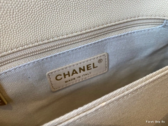 First Bag Ru CHANEL WITH HANDLE FLAP TOP BAG 0813